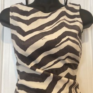 Italian Emilio Pucci high quality tiger stripes dress